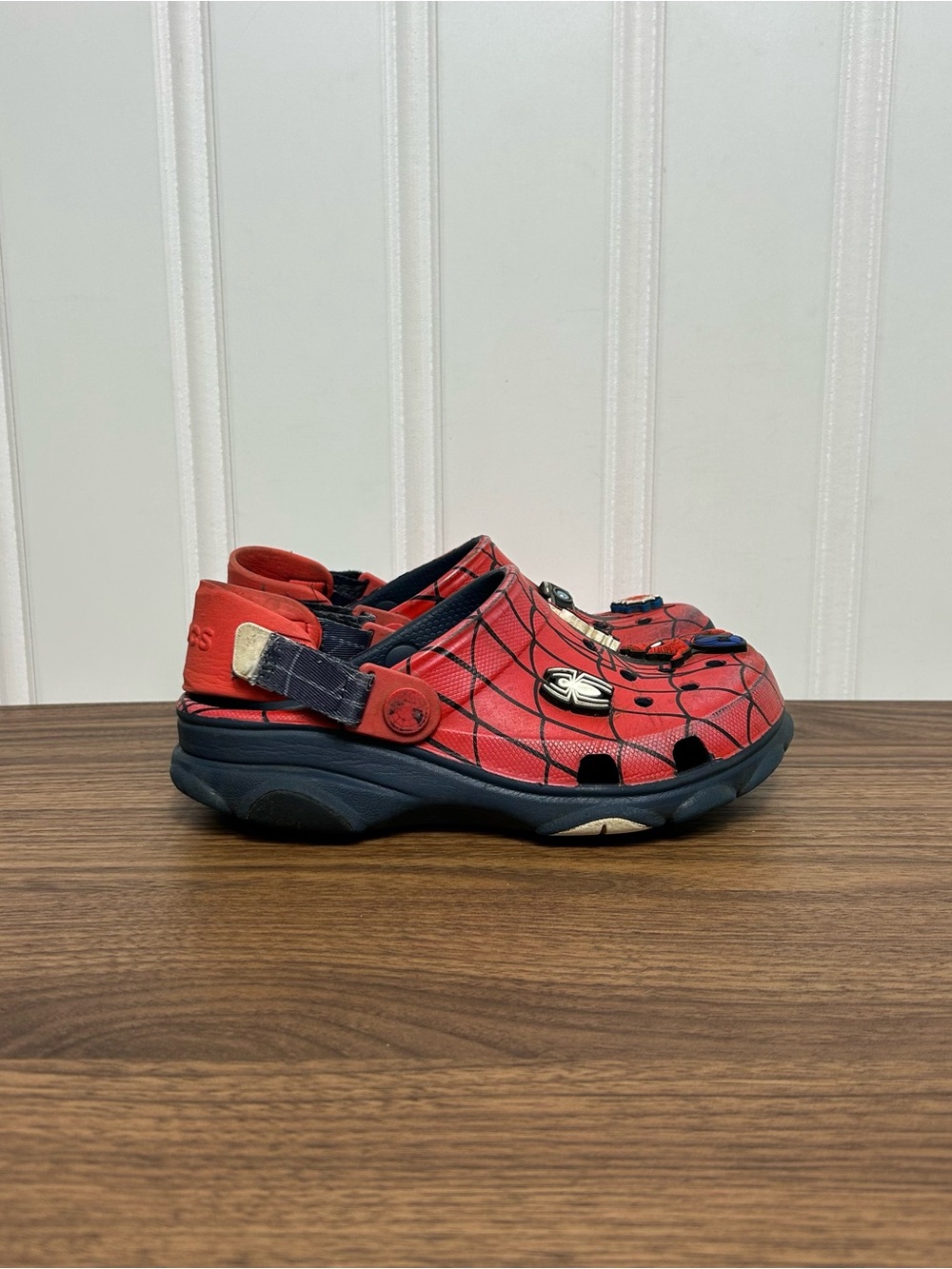Crocs classic all terrain Spider-Man clog sandals red blue kids 3